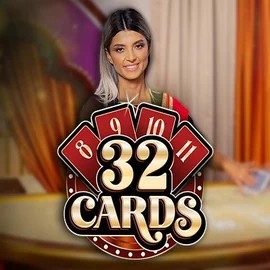 Official Live Casino logo: 32 Cards by Ezugi at Betrepublic Casino