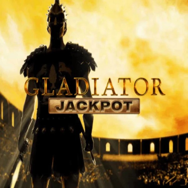 Gladiator Jackpot online game logo by Playtech on betrepublics.pl