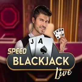 Speed Blackjack online game logo by Pragmatic Play on betrepublics.pl